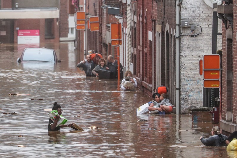 Inondations à Liège durant l'été 2021
